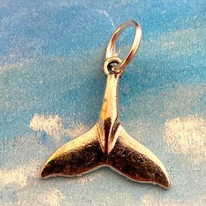 5/$10❤️❤️❤️NEW Tibetan Silver Whale Tail Charm